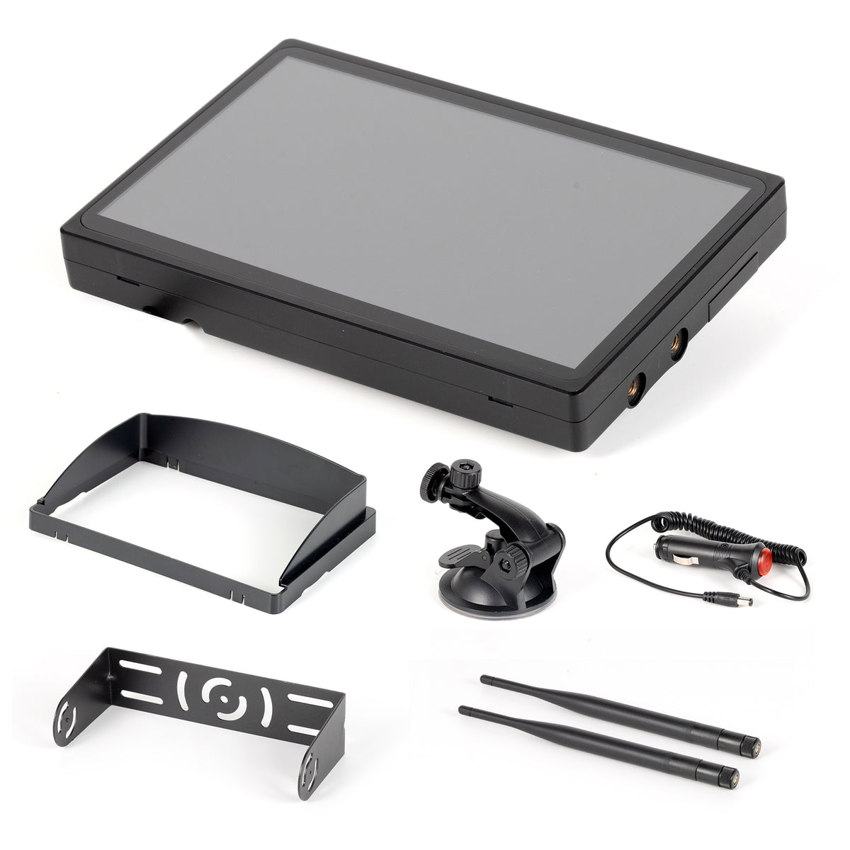 HEECOOMI 7" IPS Monitor with Suction Cup Bracket and A-Shaped Bracket – Compatible with Models: AH7,AH7-2,AH7-3,AH7-4,AT3,AT4 (AH7M)