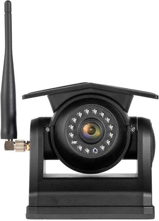 HEECOOMI Solar Magnetic Sideview Camera, 9600mAh Rechargeable Battery, Compatible with AH7 & AT1 Series Wireless Backup Camera Systems (Models: AH7-1, AH7-2, AH7-3, AH7-4, AT3, AT4), AH7S