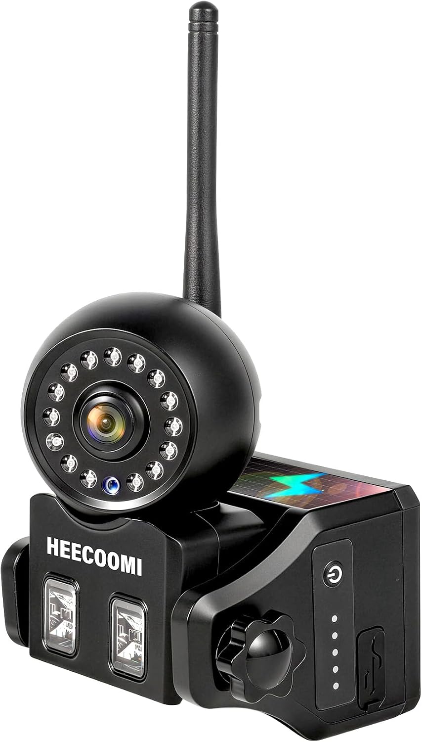 HEECOOMI360° Solar Magnetic Backup Camera System for Trailer Camper Truck, 10000mAh Rechargeable Battery, Compatible with AH7/AH702/AH703/AH704/AT3/AT4/AR1/AR2/AR3/AR4/ART1/ART2/ART3/ART4 System, ARC