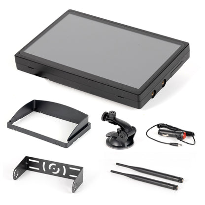 HEECOOMI 10" IPS Monitor with Suction Cup Bracket and A-Shaped Bracket – Compatible with Models: AH7,AH7-2,AH7-3,AH7-4,AT3,AT4 (AT3M)