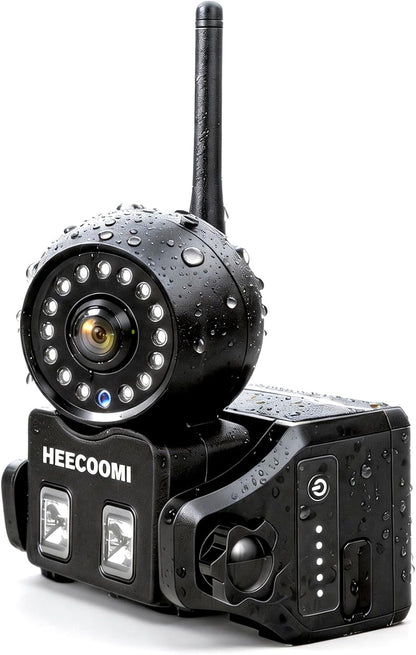 HEECOOMI360° Solar Magnetic Backup Camera System for Trailer Camper Truck, 10000mAh Rechargeable Battery, Compatible with AH7/AH702/AH703/AH704/AT3/AT4/AR1/AR2/AR3/AR4/ART1/ART2/ART3/ART4 System, ARC