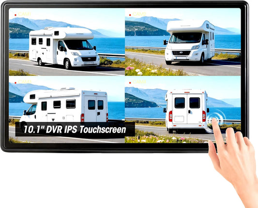 HEECOOMI 10.1" IPS Monitor with Suction Cup Bracket and A-Shaped Bracket – Compatible with Models: AR1, AR2, AR3, AR4, ART1, ART2, ART3, ART4 (AR10M)